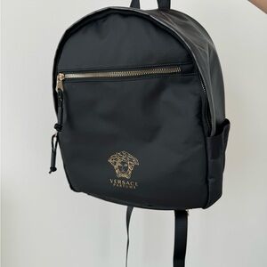 Versace Black and Gold Women’s Backpack